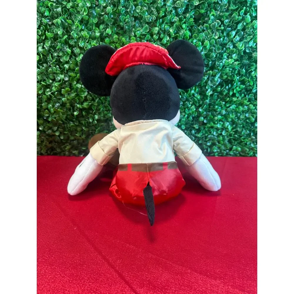 Disney Store 2022 Valentines Day Mickey Mouse Plush 16 Inch Plaid Heart